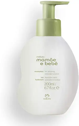 NATURA - Leche Corporal Hidratante Mamae e Bebe - 200 ml  