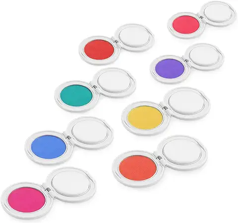 Navaris Tinte de pelo para Niños y Niñas - Juego de Tizas para Pintar el Cabello de Colores - Pintura Temporal Lavable para Hacer Mechas - 8x Color  