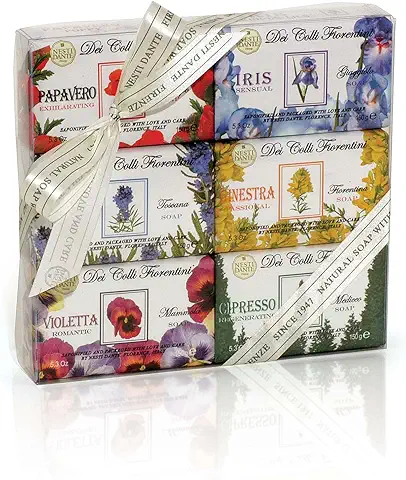 Nesti Dante Dei Colli Fiorentini Jabon Set Juego de Jabones de Tocador 6x150g  
