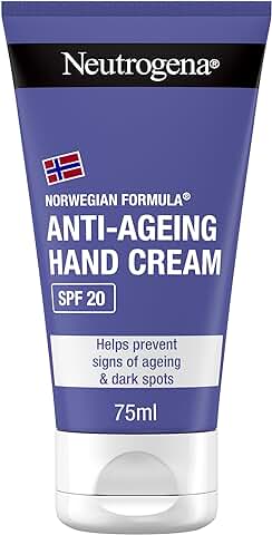 Neutrogena Fórmula Noruega Crema de Manos Antiedad, Elasticidad Intensa SPF 20, 75 ml  