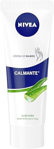 NIVEA Crema de Manos Calmante alos vera Tubo, 100 ml, Negro  