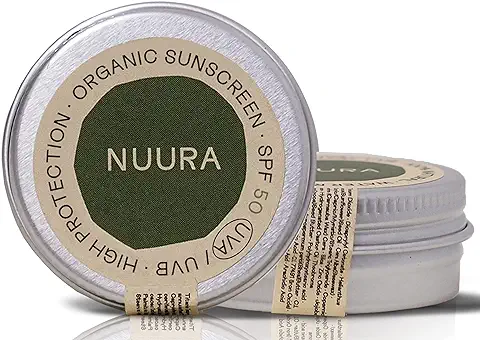 NUURA Pantalla Solar Facial Ecológica Certificada Orgánica - Ocean and Reef Respect - Envase Ecológico - Cruelty Free - SPF 50 UVA/UVB [18 ml]  