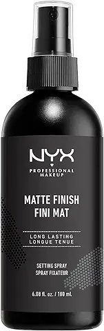 NYX Professional Makeup Spray Fijador Makeup Setting Spray, Larga Duración, Fórmula Vegana, Acabado Mate, Formato Maxi 180 ml  