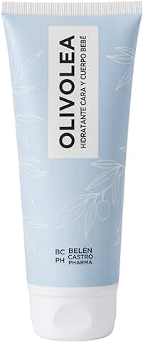 Olivolea | Crema Hidratante Cara y Cuerpo Bebé | Crema Cara Niños Sin Parabenos | Crema Piel Atópica | Para Canastilla Bebé Recién Nacido | 200ml.  