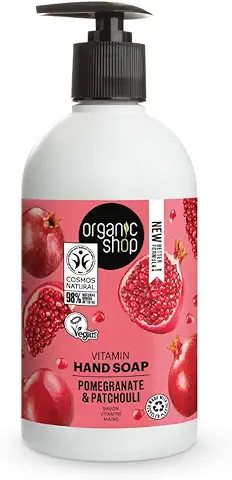 Organic Shop Pulsera de Granada Jabón de Manos de Vitaminas - 500 ml  