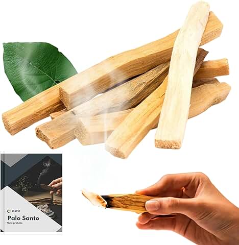Palo Santo Sagrado XL Incienso Premium - para Quemar - Origen Perú - 100% Natural y Sostenible - Regulado por el Gobierno de Perú - Corte Artesanal (50 Gramos Aprox) (50 Gramos)  