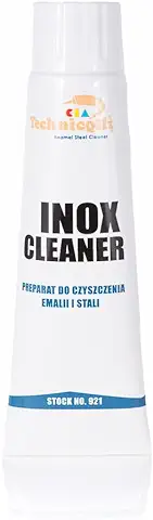 Pasta Limpiadora Acero Inoxidable 80ml Limpiar Pulir Inox Esmalte Aluminio Ceramica Cromo Níquel Cubiertos Campanas Grifos Lavabos Tubos de Escape Llantas  