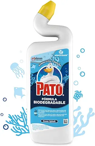 PATO - WC Biodegradable Fragancia Ocean Splash, Limpiador Antical y Perfume para Inodoro 750ml  