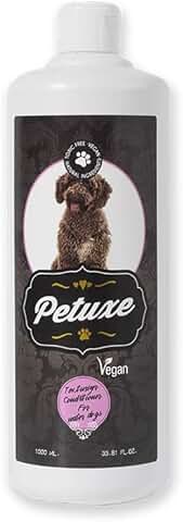 Petuxe Acondicionador Vegano para Perros de Agua. Acondicionador Vegano Perros. Texturizador Perro de Agua. Acondicionador Mascotas. Hidratación, Brillo, Textura y Fijación del Rizo - 300 ml  