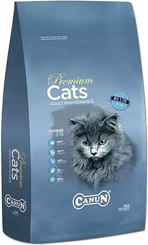 Pienso para Gatos Adultos para Todas Las Razas y Tamaños Rico en Pollo y Pescado Alimento seco para Gatos 3 kg Canun Cats Daily Maintenance Pienso para Gatos Adultos para Todas Las Razas y Tamaños Rico en Pollo y Pescado Alimento seco para Gatos 3 kg Canun Cats Daily Maintenance