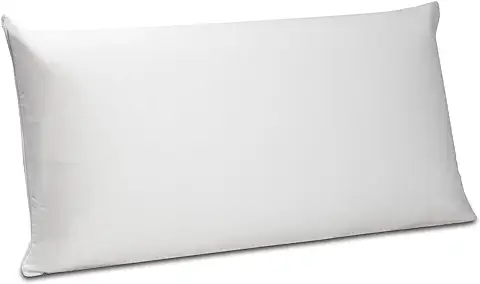 Pikolin Home Pack de 2 Fundas de Almohada de Punto 100% Bambú, Antibacterianas, Impermeables, Transpirables, Cremallera Lateral  