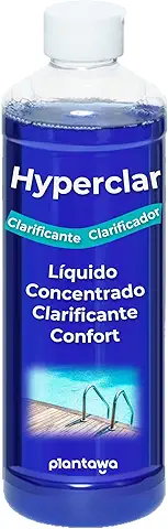 PLANTAWA Clarificador de Agua para Piscinas, Floculante Piscina, Floculante Líquido Super Concentrado, SPA, Piscina, Eliminador Turbidez y Grasa, Natural, Sostenible 0.5L  