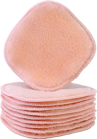 Polyte - Toalla Facial Desmaquillante de Microfibra - Hipoalergénica y sin Elementos Químicos - Premium - Rosa (13 x 13 cm) Pack de 10  