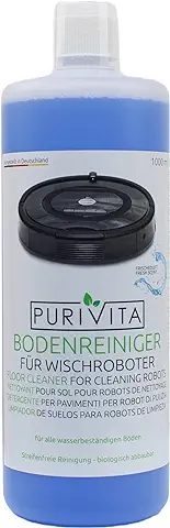 Purivita - Limpiador Concentrado de Suelos para Robots de Limpieza - 1000 ml, Limpieza sin Rayas y Sostenible  
