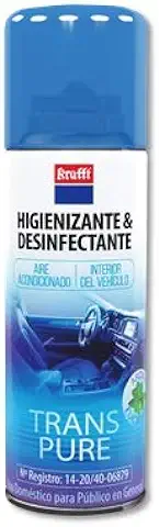 RC Parts Krafft Trans Pure DESINFECTANTE Descarga Total Aire Puro Aerosol 140CC  