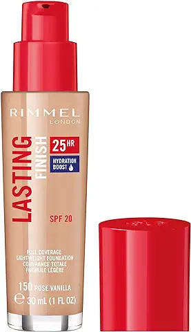 Rimmel London Lasting Finish Foundation 25H, Base de Maquillaje Tono 150 - 30 ml  