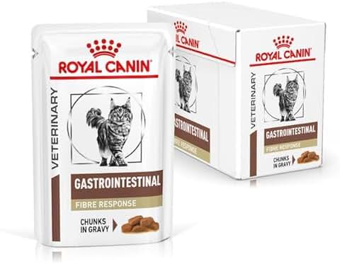 Royal Canin Gastro Intestinal Fibre Response | 12 x 85 g | Alimento Dietético Completo para Gatos Adultos | para Gatos con Estreñimiento Crónico o Problemas Gastrointestinales Similares Royal Canin Gastro Intestinal Fibre Response | 12 x 85 g | Alimento Dietético Completo para Gatos Adultos | para Gatos con Estreñimiento Crónico o Problemas Gastrointestinales Similares