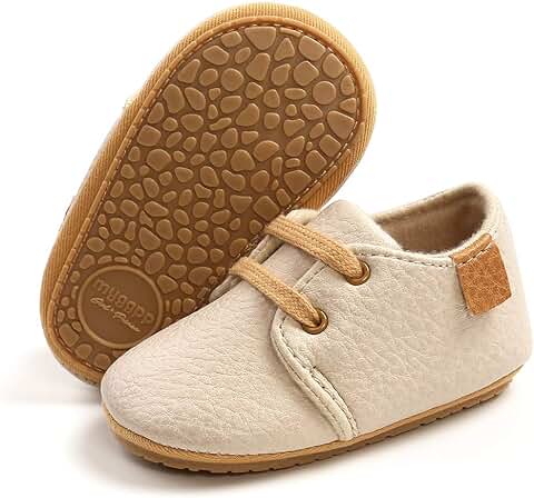 RVROVIC Zapatillas Antideslizantes para Bebés y Niñas, Botas de Tobillo Suaves para Niños y Niñas, Zapatos de cuna para Recién Nacidos  