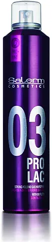 SALERM - Laca sin Gas - Pro Line Hair Spray 03-300 ml - Fijación Fuerte - con Filtro Solar UV - Efecto Anti Humedad - Conserva el Color - Protege el Cabello de las Agresiones Externas  