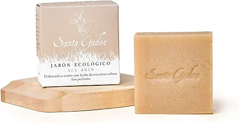 Santa Gadea All Skin 120 g | Jabón neutro ecológico | Leche de cabra y aceite de oliva | Pieles sensibles y niños | Jabon sólido 100% natural | Saponificación en frío