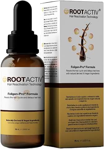 SC+ ROOTACTIV - Sérum de Células Madre para el Crecimiento del Cabello para Mujeres y Hombres - Tratamiento Natural para el Crecimiento del Cabello - Disminuye la Caída del Cabello  
