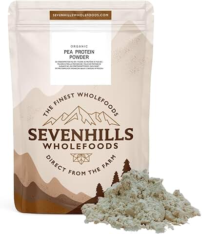Sevenhills Wholefoods Polvo De Proteína De Guisante Crudo Orgánico 2kg  
