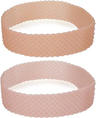 Sibba 2 Unidades de Diadema de Agarre para Mujer Peluca de Silicona Banda Elástica Gorra de Agarre Ajustable Resistente Al Agua para Mantener la Peluca En Su Lugar Sin Costuras Unisex  