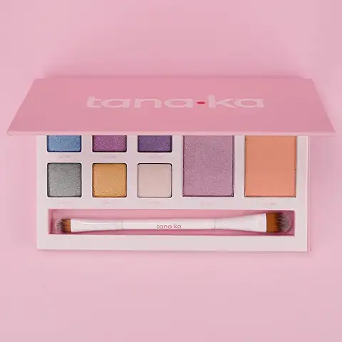 Tanaka | Maquillaje para Niñas 100% Natural, Ecológico y Vegano | Maquillaje No Tóxico | Set de Maquillaje para Niñas| Fiesta Cumpleaños, Maquillaje Carnaval, Halloween | Paleta de Maquillaje  