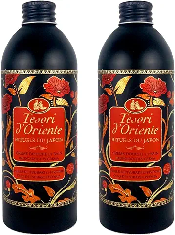 Tesori D'Oriente Gel/crema de Ducha/baño Ritual Hidratante 500 ml Japón - Conjunto de 2  