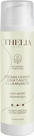 Thelia Beauty | Crema Corporal Hidratante Iluminadora con ácido Hialurónico, Aceite de Jojoba y Manteca de Karité, Natural sin Parabenos, Dermatológicamente Probado, Fabricado en Italia, 250 ml  
