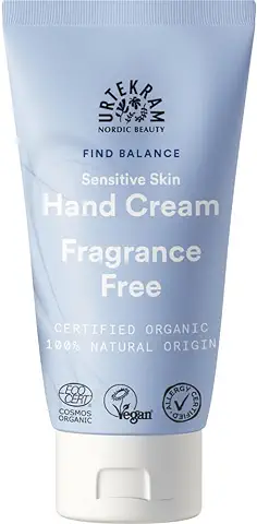 Urtekram Crema para las Manos - Sin Fragancia, Find Balance, Sensible, 75 ml, Vegano, Orgánico  