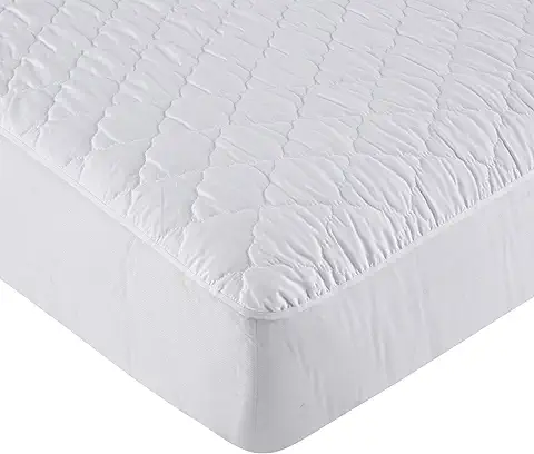 Vipalia Protector de Colchon Impermeable Poliuretano PU. Funda Cubre Colchón. Acolchado Comodo Silencioso Ajustable Higienico Lavable. Calidad. Fabricado en España. Cama 135 cm  
