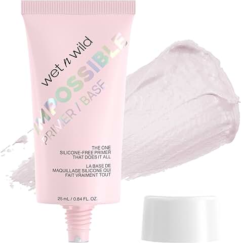 Wet n Wild, Prime Focus The Impossible Primer, Imprimación Facial sin Silicona con Efecto Minimizador de Poros, Extracto de Grosella y Flor de Jeju, Fórmula Matificante e Hidratante Antibrillo  