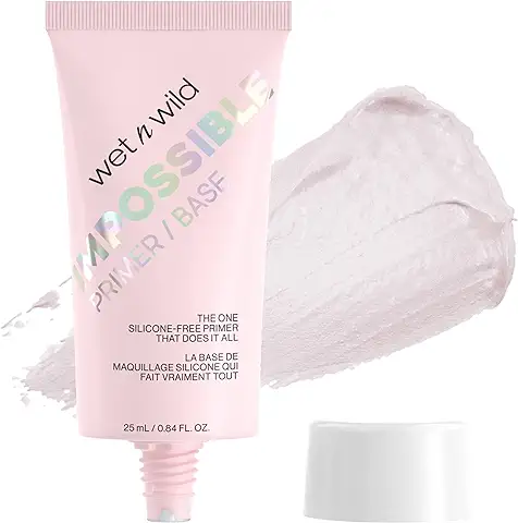 Wet n Wild, Prime Focus The Impossible Primer, Imprimación Facial sin Silicona con Efecto Minimizador de Poros, Extracto de Grosella y Flor de Jeju, Fórmula Matificante e Hidratante Antibrillo  