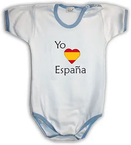 Zigozago - Body Mameluco Bebè ESPAÑA - Talla: 3 Meses Color: Azul  