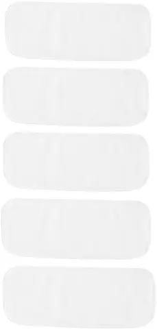 5pcs Pañales De Tela Lavable para Bebé, Suave Transpirable Bebé Infantil Niño Alto Absorbente de agua Lavable Bambú Pañalería de Línea Inserta  
