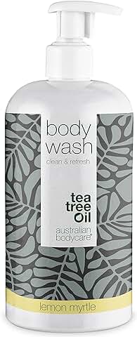Australian Bodycare Body Wash 500ml | Con Aceite de Árbol de Té y Mirto Limon | Gel de Ducha para Pieles Secas y Manchadas |Para el Cuidado Diario de Granos, Picazón, Olor Corporal, Sudor  