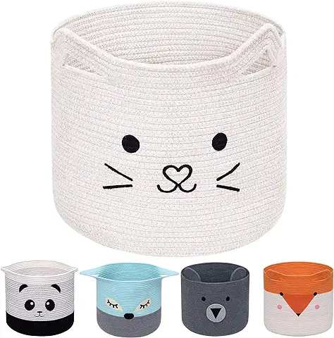 AXHOP Cesto ropa Sucia, Cesto Juguetes, Cesta de Juguetes para Niños, ropa y Decoración de Habitaciones. la Mejor Canasta de Regalo para Niños, Gatos, Perros.  