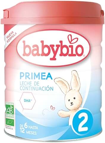 Babybio - Leche Infantil De Vaca - Primea 2 Continuacion - 800G - De 6 Hasta 12 Meses - Bio - Sin Aceite De Palma  