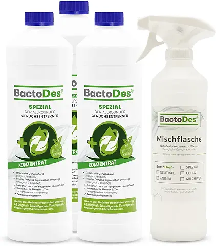 BactoDes Spezial 3l, Neutralizador de Olores, Olores de Orina  