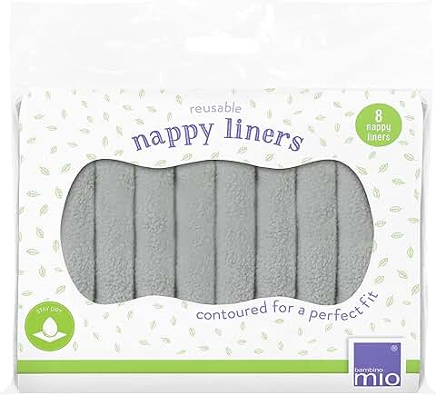 Bambino Mio, forros reutilizables para pañal, pack de 8