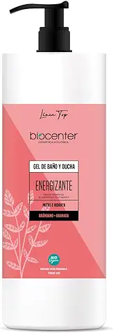BIOCENTER Gel de Baño y Ducha Natural Energizante - Línea Top - Ecológico y Vegano 1000 ml  