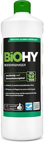 BiOHY Limpiador de Suelo (1 Botella de 1 Litro) | Concentrado para Todos los Aparatos de Limpieza y Todos los Suelos Duros (Bodenreiniger)  