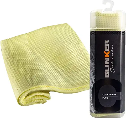 Blinker Paño de Secado Coche con Estructura Hexagonal Super Absorbente con Estuche - Respeta Todo Tipo de Superficies Evitando Que se Produzcan Micro Rayaduras  
