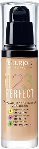 Bourjois 123 Perfect Base de Maquillaje Tono 53 Light Beige - 30 ml  