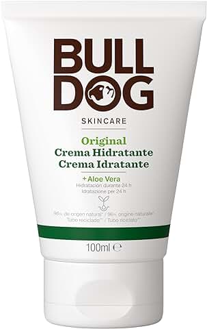 Bulldog Security For Men Original - Crema Hidratante, Varios, 100 ml (Paquete De 1)  