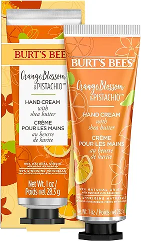 Burt's Bees Crema De Manos Hidratante Burt'S Bees Con Manteca De Karit, Flor De Azahar Y Pistacho - 1 Tubo De 28.3 grs  