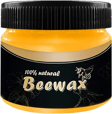 Cera para Condimentos de Madera, ZoneYan Wood Seasoning Beewax, Cera Natural Madera, Cera Madera Exterior, Prueba de Agua Muebles de Enfermería Pulido Cera Madera Condimento Cera de Abejas