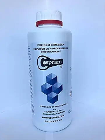 CESPRAM, Limpiador Desengrasante de Hidrocarburos Biodegradable. Enzikem Bioclean. Envase de 1, 5 y 10 Litros. (1)  