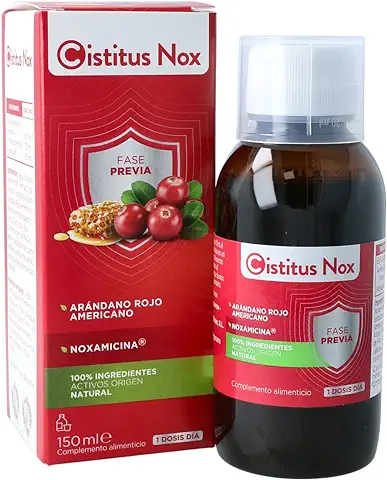 CISTITUS NOX Líquido 150 ml - Complemento Alimenticio en Jarabe Con Arándano Rojo - Sin Lactosa / Apto para Diabéticos -  
